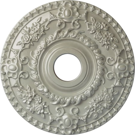 Ekena Millwork Rose Ceiling Medallion (Fits Canopies up to 7 1/4"), 18"OD x 3 1/2"ID x 1 1/2"P, Flash Copper CM18ROFCS